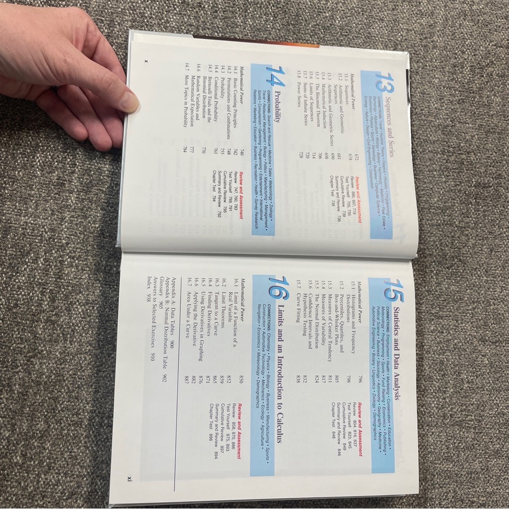 Prentice Hall Advanced Mathematics : A Precalculus Approach, 1993 Textbook Math - Picture 16 of 16